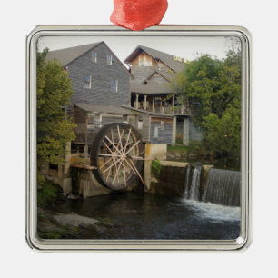 Old Mill Metal Ornament