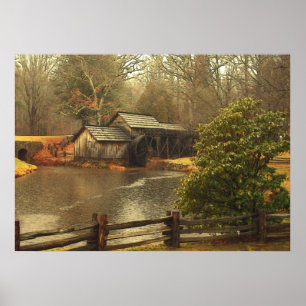 Old Mill Poster