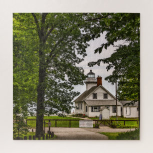 Old Mission Lighthouse - 676 piece Jigsaw Puzzle