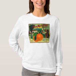 Old Mission Orange LabelFullerton, CA T-Shirt