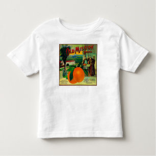 Old Mission Orange LabelFullerton, CA Toddler T-Shirt