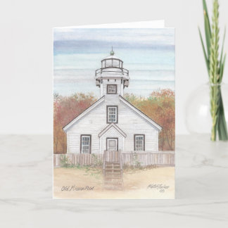 Old Mission Point Light House Card