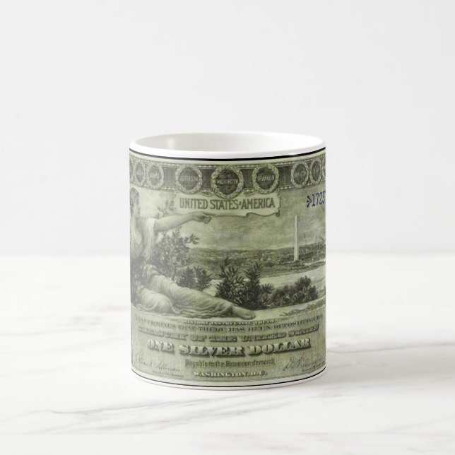 Old Money – 1896 $1 Coffee Mug (Center)
