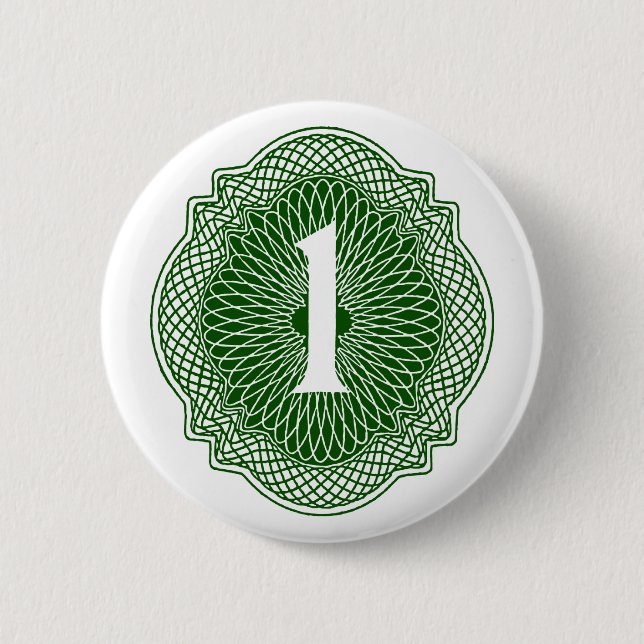 Old Money 6 Cm Round Badge (Front)