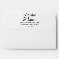 Old Money Black & White Retro Unique Wedding