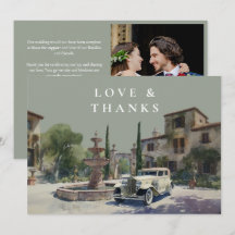 Old Money Country Estate Sage Green Wedding Photo