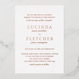 Old Money Elegant Wedding