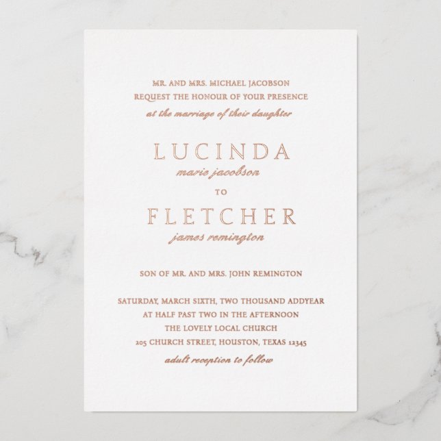 Old Money Elegant Wedding (Front)