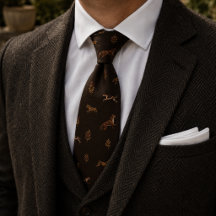 Old Money Equestrian Fox Hunt Herringbone Tweed
