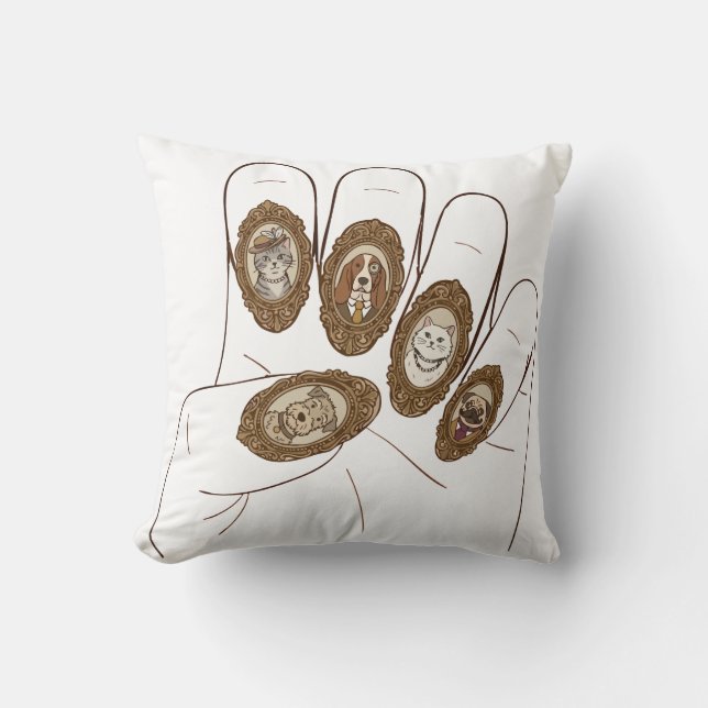 Old Money Nails Cushion (Front)