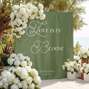 Old Money Olive Lace Wedding Welcome sign Tapestry