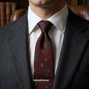 Old Money Velvet Smoking Jacket Loafer Burgundy Tie