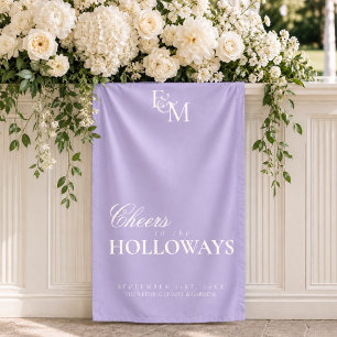 Old Money Wedding Couple Cocktail Hour Bar  Banner
