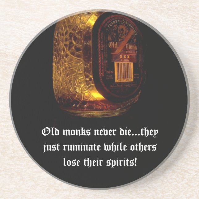Old Monks Coaster (Front)