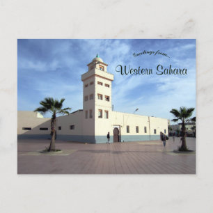 Old Mosque in Dakhla Western Sahara Postcard