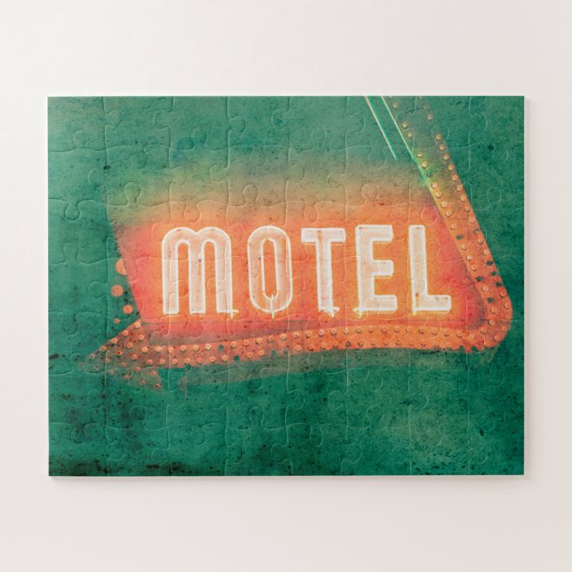 Old Motel Jigsaw Puzzle (Horizontal)