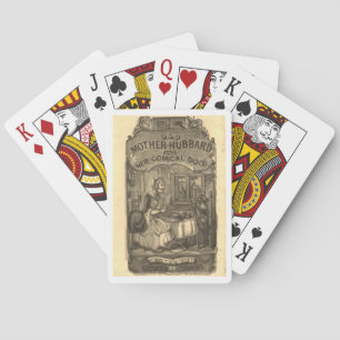 Old Mother Hubbard and Her Comical Dog Playing Cards