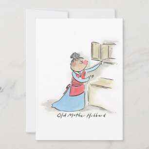 Old Mother Hubbard Invitation