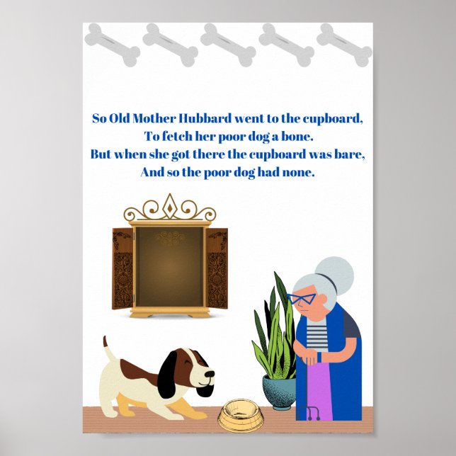  old mother hubbard  poster (Front)