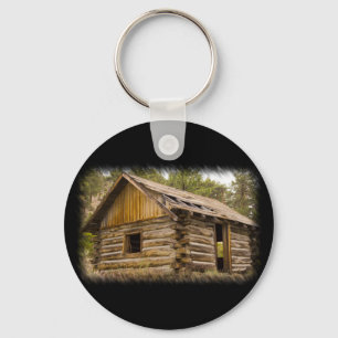 Old Mountain Cabin Key Ring