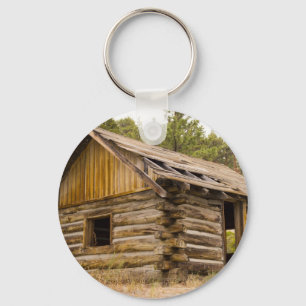 Old Mountain Cabin Key Ring