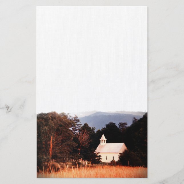 Old Mountain Church Stationery (Front)