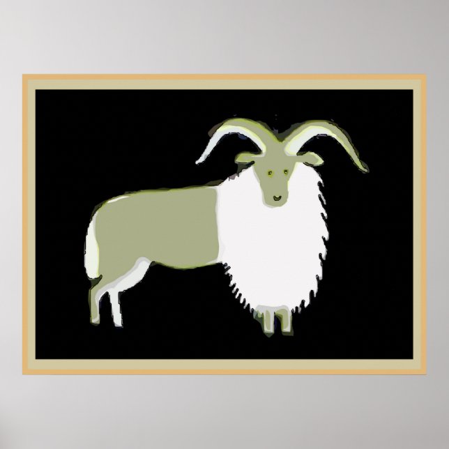 Old Mountain Goat Poster (Front)