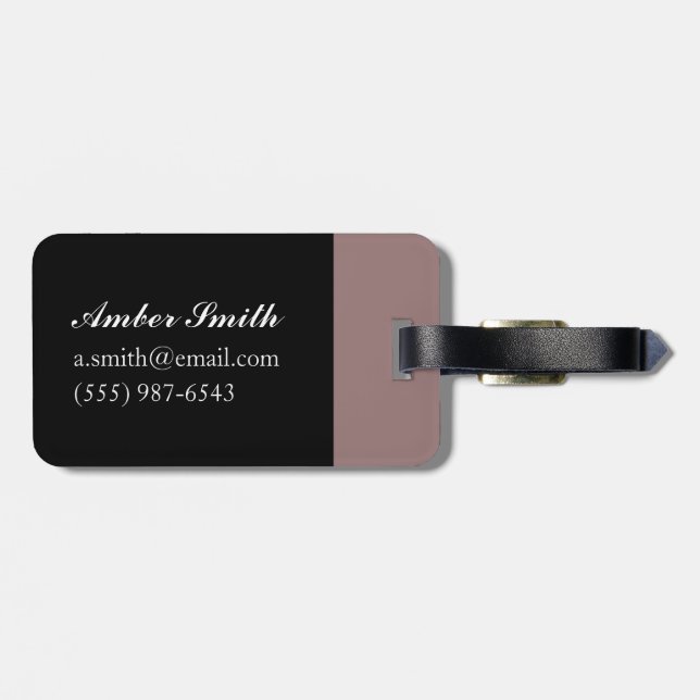 Old Mousehole 1993 Luggage Tag (Back Horizontal)