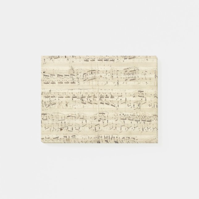 Old Music Notes - Chopin Music Sheet (Front)