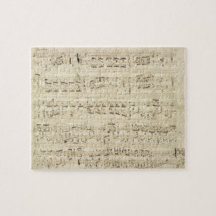 Old Music Notes - Chopin Music Sheet Jigsaw Puzzle