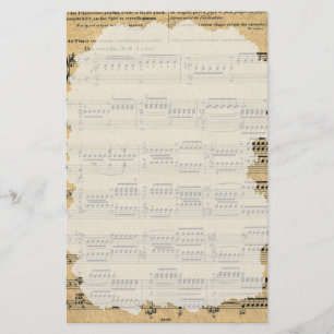 Old Music Paper Stationery