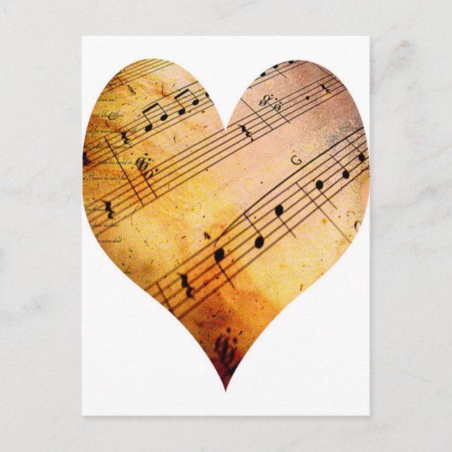 old music postcard (Front)