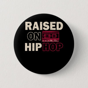 Old Music Rap Childhood Vintage Hip Hop Bass 6 Cm Round Badge