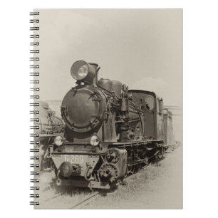 Old narrow-gauge steam engine Gr-269 Notebook