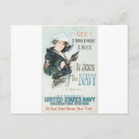 Old Navy Poster circa 1918
