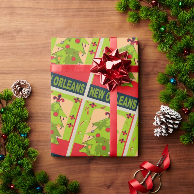 Old New Orleans, Wrapping Paper (Holiday Gift)