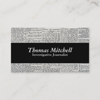 Old News Business Card