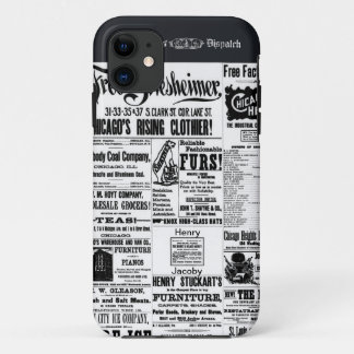Old Newspaper Ads Times Dispatch iPhone 11 Case