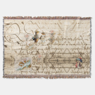 old newspaper (collection) throw blanket