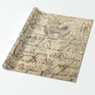 old newspaper (collection) Tissue Paper