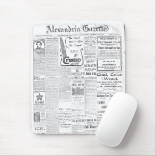 Old Newspaper Mousepad