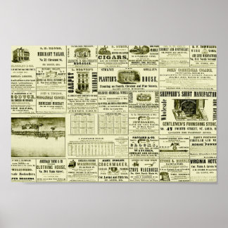Old Newspaper Poster