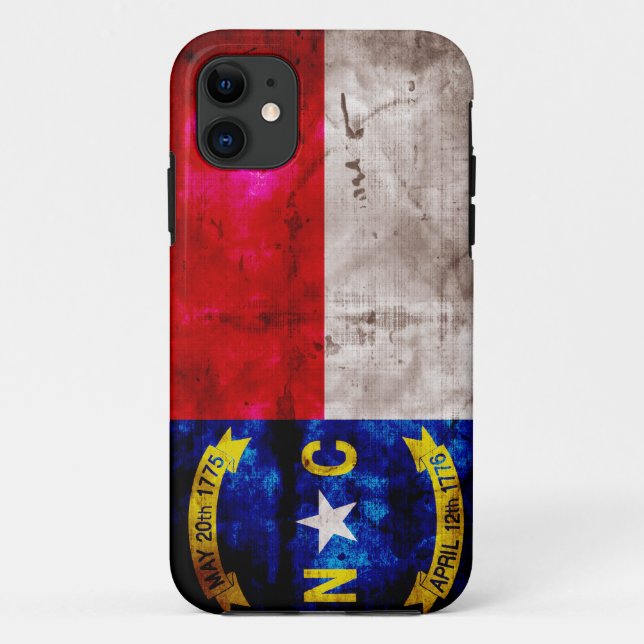 Old North Carolina Flag; Case-Mate iPhone Case (Back)