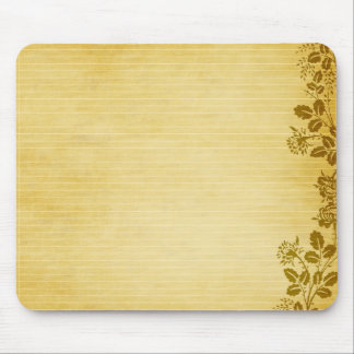 Old Note Paper BAckground Mouse Pad