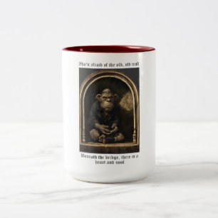 Old Old Troll Two-Tone Coffee Mug