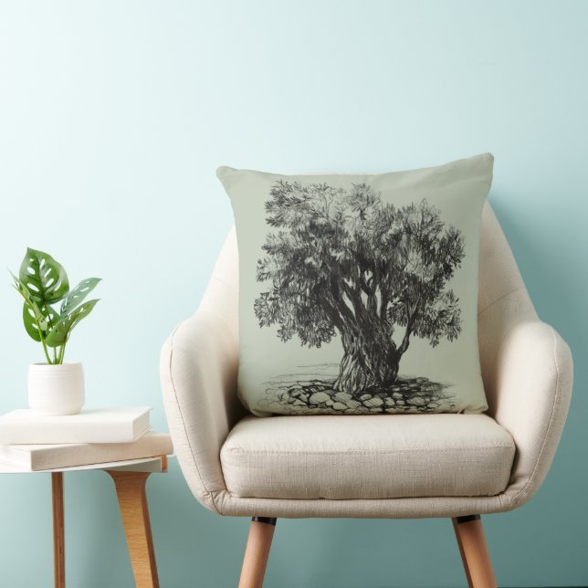 Old olive tree cushion (Chair)