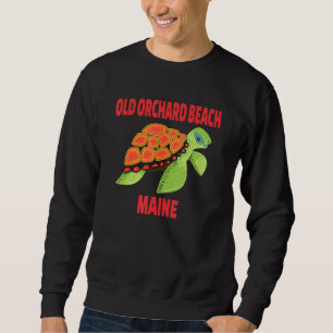 Old Orchard Beach Maine Sea Turtle Sweatshirt