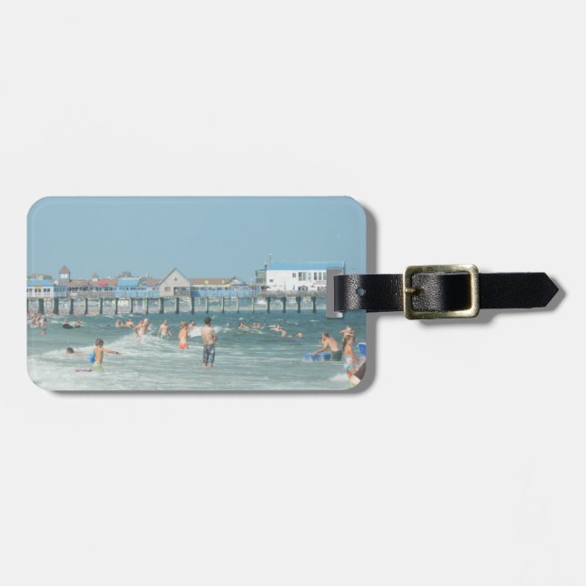 Old Orchard Beach Pier Luggage Tag (Front Horizontal)