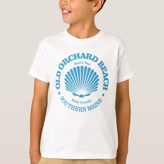 Old Orchard Beach (seashell) T-Shirt (Front)