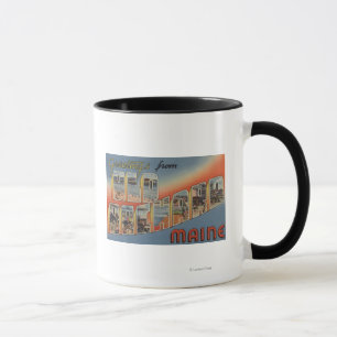 Old Orchard, Maine - Large Letter Scenes Mug